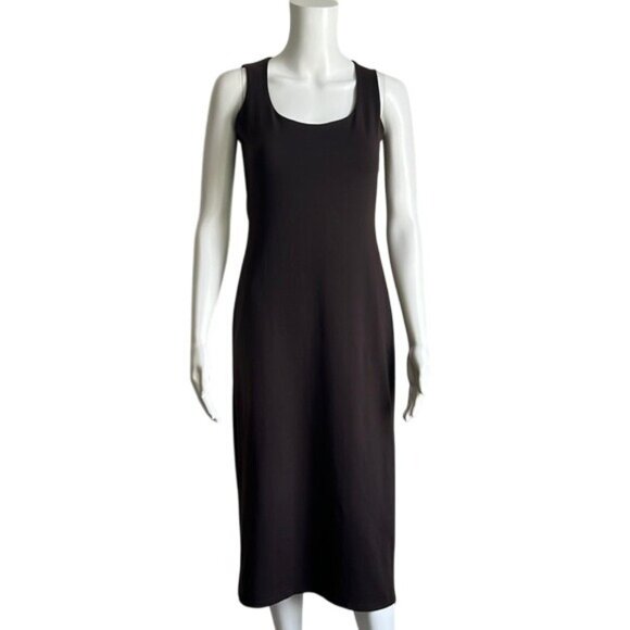 Susana Monaco Sleeveless Midi Dress in Brown - S - Picture 1 of 5